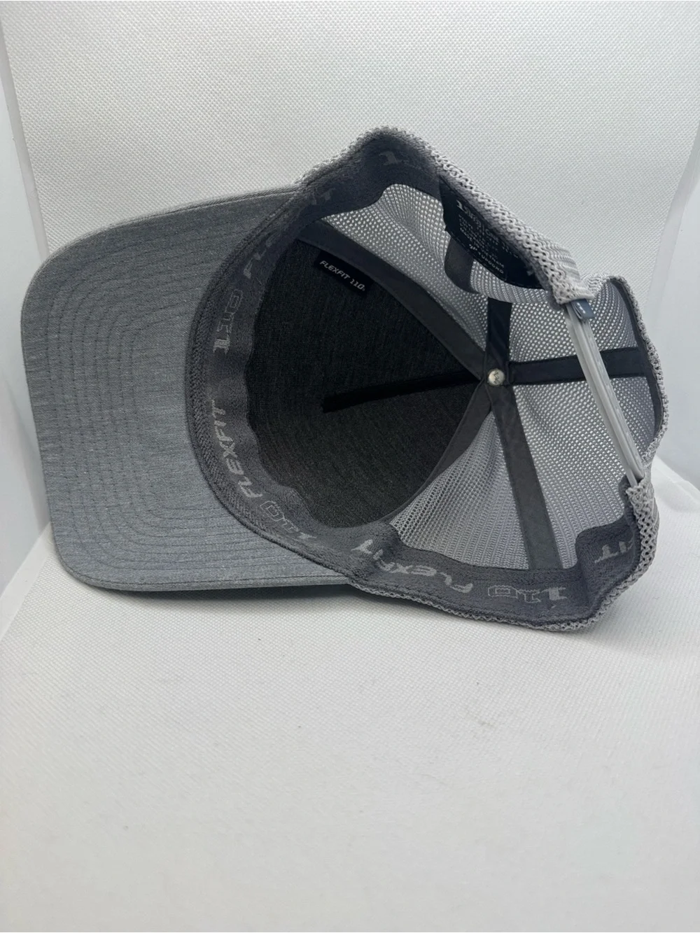 Travis Mathew Grey Flexfit 110 Mesh Snapback Adjustable Hat Yupoong